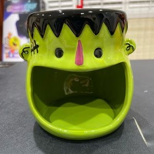 Target Halloween Frankenstein Bowl Candy Jar Ceramic Spooky Decor